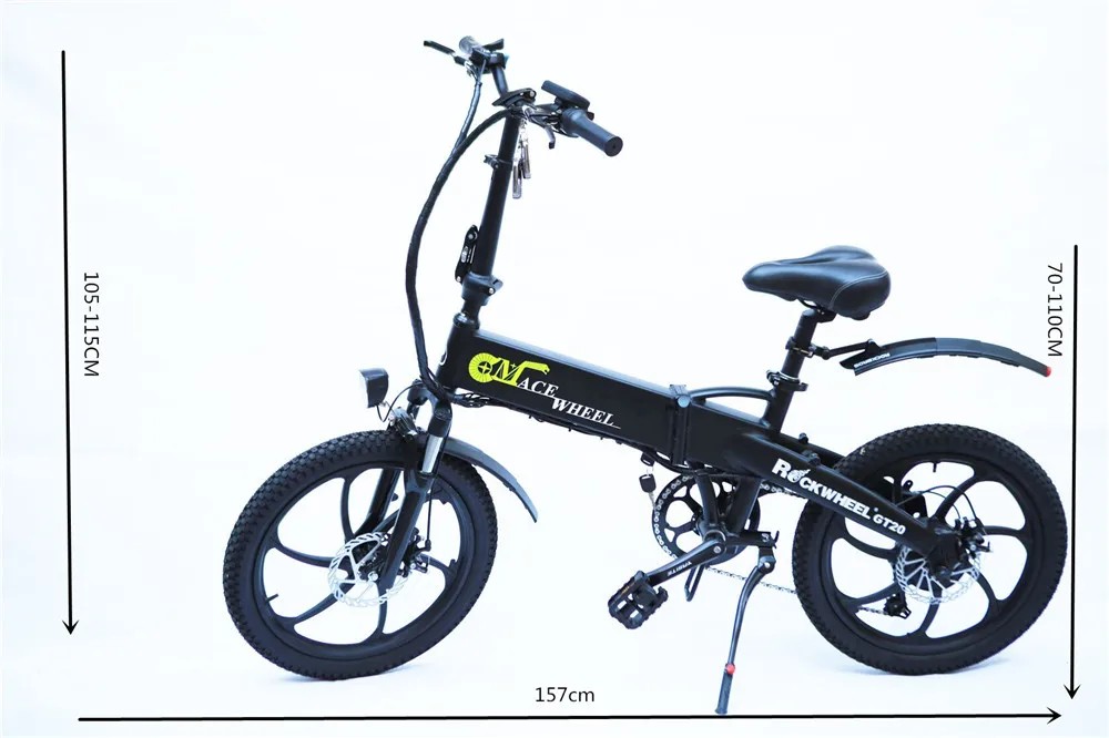 Clearance Electric bicycle 20-inch folding minicar Rockwheel GT20 CMACEWHEEL 3