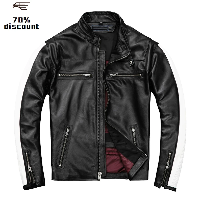 2020 Black Men American Motorcycle Leather Jacket Plus Size XXXXL Genuine Cowhide Spring Slim Fit Biker's Coat FREE SHIPPING
2020 Black Men American Motorcycle Leather Jacket Plus Size XXXXL Genuine Cowhide Spring Slim Fit Biker's Coat FREE SHIPPING