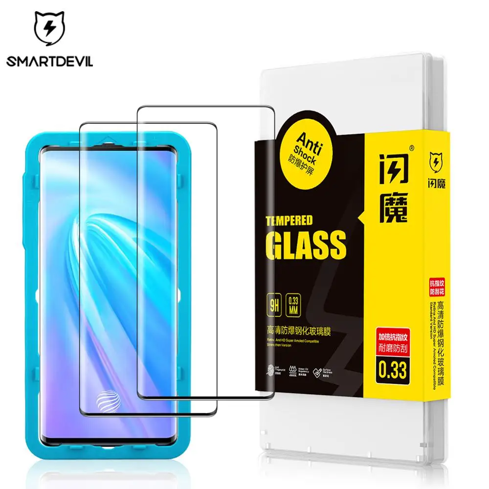 

SmartDevil Nex 3 Tempered Glass For Vivo Nex 3 Screen Protector Full Cover 9H Glass Film For Vivo Nex 3 Glass Protector Film