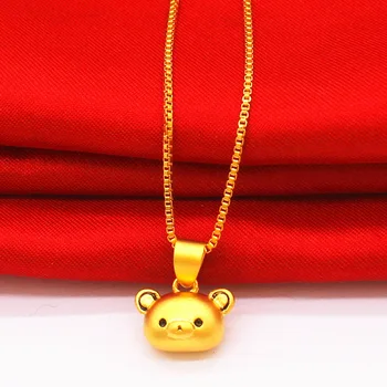 edition gold-plated brass bear collarbone chain accessories female alluvial gold fashion jewelry necklace a undertakes
edition gold-plated brass bear collarbone chain accessories female alluvial gold fashion jewelry necklace a undertakes