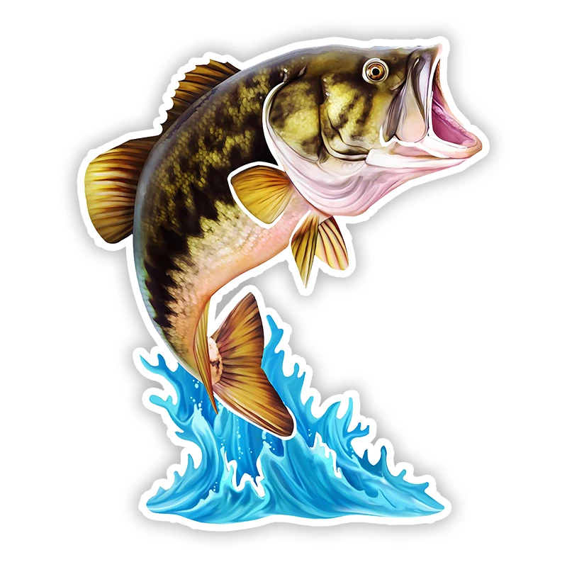Perch Jumping Out of The Sea Car Sticker PVC Bumper Windshield Accessories Motorcycle Laptop Decorative High Quality Auto Decal
Perch Jumping Out of The Sea Car Sticker PVC Bumper Windshield Accessories Motorcycle Laptop Decorative High Quality Auto Decal