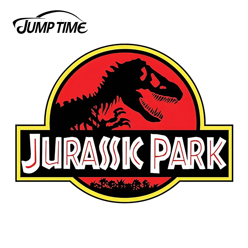 JumpTime 13 см x 12 24 для парка Юрского периода забавная наклейка динозавр фургон