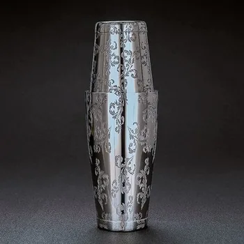 Boston Cocktail Shaker With Etched Pattern Unweighted Bar Cocktail Shaker cups Bartending set WJ506 
Boston Cocktail Shaker With Etched Pattern Unweighted Bar Cocktail Shaker cups Bartending set WJ506