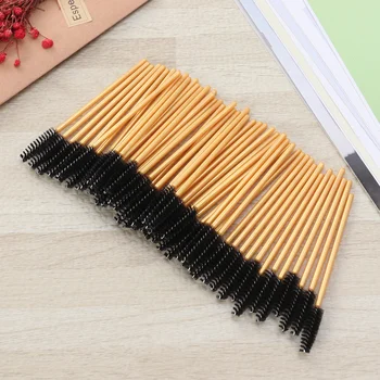 50 Pcs Disposable Eyelash Brushes Mascara Wand Applicator Colored Makeup Brushes Protable Eyelash Volume (Gold Rod, Black Brush)
50 Pcs Disposable Eyelash Brushes Mascara Wand Applicator Colored Makeup Brushes Protable Eyelash Volume (Gold Rod, Black Brush)