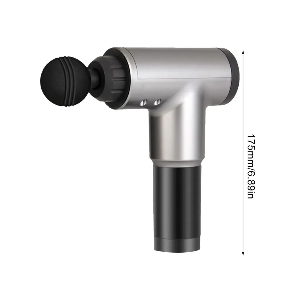 Silver Physiotherapy Muscle Massage Gun Health Massage Deep Relaxation Device High Frequency Vibration Impact Fascia Gun
Silver Physiotherapy Muscle Massage Gun Health Massage Deep Relaxation Device High Frequency Vibration Impact Fascia Gun