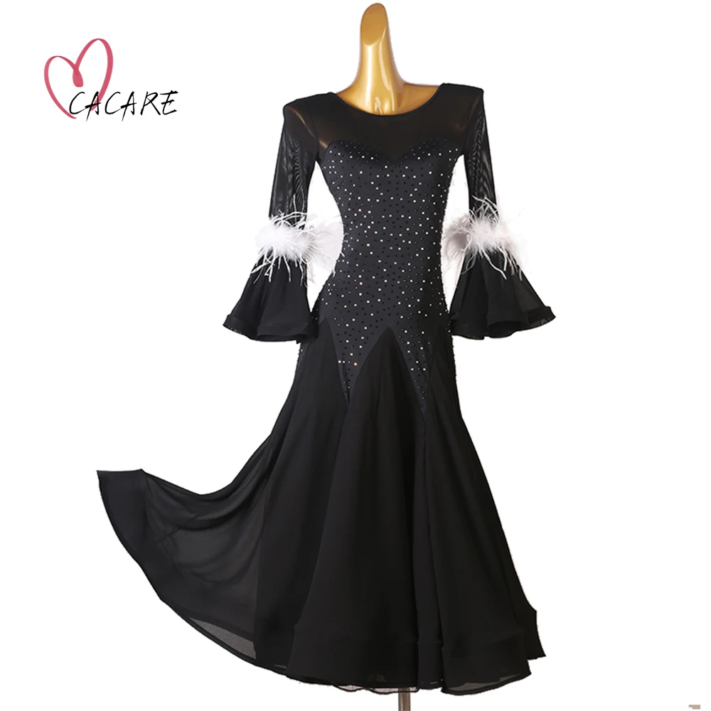 Ballroom Waltz Dresses Dance Competition Dresses Ballroom Dress Standard Customize D1134 Bell Sleeve Big Hem
Ballroom Waltz Dresses Dance Competition Dresses Ballroom Dress Standard Customize D1134 Bell Sleeve Big Hem