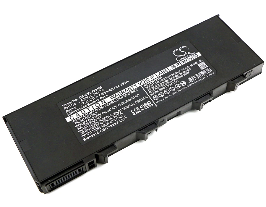 CS 7400mAh/54.76Wh battery for DELL Latitude 12 Rugged Extreme 720, Latitude 7204 3NVTG, 8G8GJ
CS 7400mAh/54.76Wh battery for DELL Latitude 12 Rugged Extreme 720, Latitude 7204 3NVTG, 8G8GJ