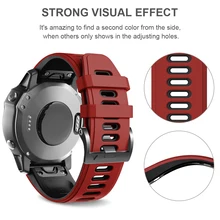 ANBEST 26mm 22mm 20mm Band for Fenix 6X Silicone Strap with Quick Release Watchband for Fenix 6 5 6X 5X Plus/945/935
ANBEST 26mm 22mm 20mm Band for Fenix 6X Silicone Strap with Quick Release Watchband for Fenix 6 5 6X 5X Plus/945/935