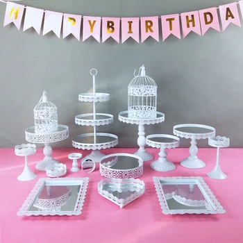 white Metal Cake Stand Holder 6- 16 Pcs/Set Cupcake Serving Stand Display Rack Birthday Party Wedding Decoration Gold/White
white Metal Cake Stand Holder 6- 16 Pcs/Set Cupcake Serving Stand Display Rack Birthday Party Wedding Decoration Gold/White
