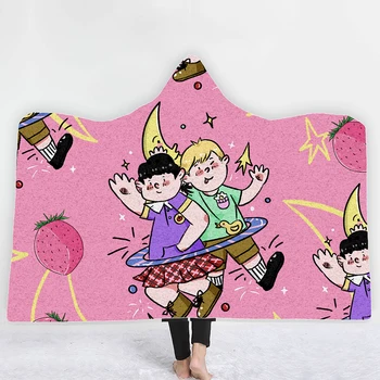 Cute Kids Hooded Blanket Strawberry Moon Fleece Blanket For Kids Home Textile Wearable Blanket 3D Print Home Room Throw Blanket
Cute Kids Hooded Blanket Strawberry Moon Fleece Blanket For Kids Home Textile Wearable Blanket 3D Print Home Room Throw Blanket