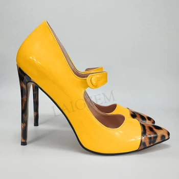 LAIGZEM Women Heels Stiletto Patchwork Mary Jane Heels Pointed Toe Salto Party Shoes for Ladies Pumps 2020 Large Shoes 45 46 47
LAIGZEM Women Heels Stiletto Patchwork Mary Jane Heels Pointed Toe Salto Party Shoes for Ladies Pumps 2020 Large Shoes 45 46 47