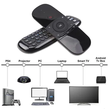 Air Mouse Wireless Keyboard 6-Axis Motion Sense IR Learning Remote Control w/ USB Receiver for Smart TV Android TV BOX 2.4G
Air Mouse Wireless Keyboard 6-Axis Motion Sense IR Learning Remote Control w/ USB Receiver for Smart TV Android TV BOX 2.4G