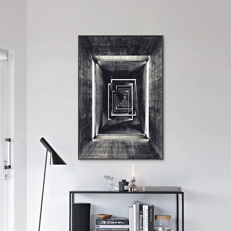 Nordic Black White building geometry corridor wall art Canvas Painting posters Prints wall Pictures for Living Room Morden Decor
Nordic Black White building geometry corridor wall art Canvas Painting posters Prints wall Pictures for Living Room Morden Decor