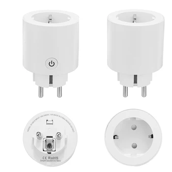 EU WiFi Smart Socket Power Plug Outlet Remote Control Voice control Works with Amazon Alexa Google Home No Hub Required
EU WiFi Smart Socket Power Plug Outlet Remote Control Voice control Works with Amazon Alexa Google Home No Hub Required