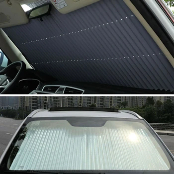 Retractable Adjustable Auto Car Windshield Sun Shade Visor UV Protection Window Block Cover Summer Car Accessories
Retractable Adjustable Auto Car Windshield Sun Shade Visor UV Protection Window Block Cover Summer Car Accessories