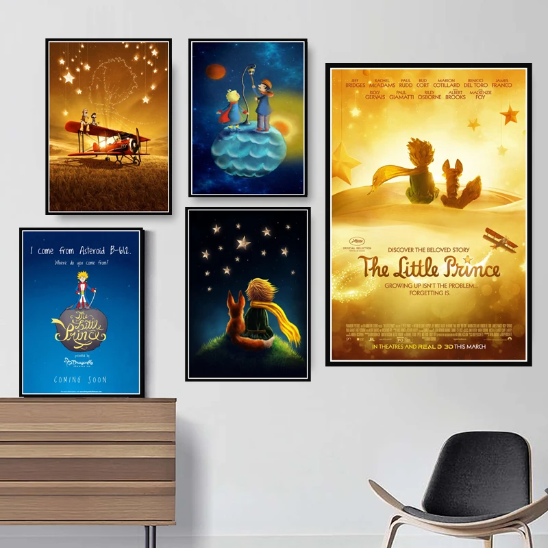 Home Decor Canvas The Little Prince Movie Kids Nordic Style HD Prints Poster Painting for Living Room Wall Art Modular Picture
Home Decor Canvas The Little Prince Movie Kids Nordic Style HD Prints Poster Painting for Living Room Wall Art Modular Picture