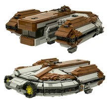 MOC Interstellar Series War Spaceship Space Arms SW Knights of The Republic Hawk Building Blocks Fighter Children's Toys Gift
MOC Interstellar Series War Spaceship Space Arms SW Knights of The Republic Hawk Building Blocks Fighter Children's Toys Gift