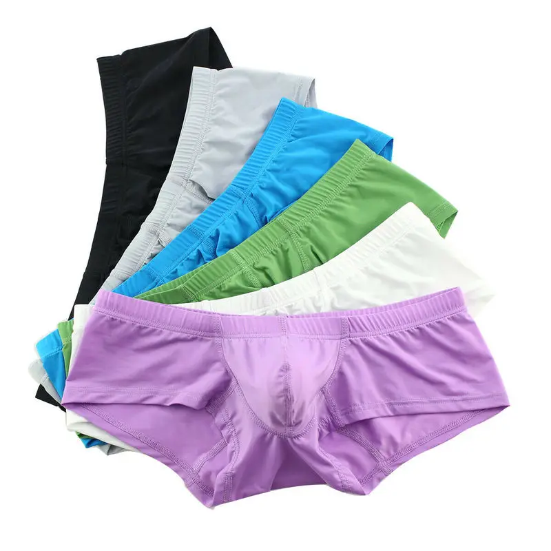 

Sexy Mens Underwear Boxer Shorts Low Rise Underpants Male Gay Slip Homme Panties Boxers Mini Trunks Penis Pouch Cueca Masculina