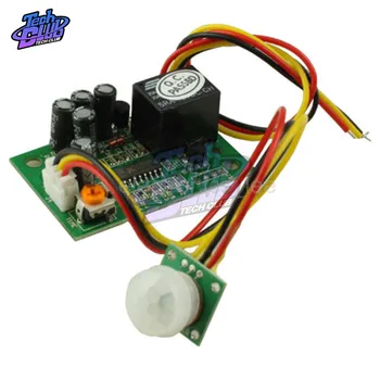 DC 12V Relays with PIR Motion Sensor Module IR Infrared Human Body Induction Sensor Pyroelectric Controller Switch Timer Delay
DC 12V Relays with PIR Motion Sensor Module IR Infrared Human Body Induction Sensor Pyroelectric Controller Switch Timer Delay