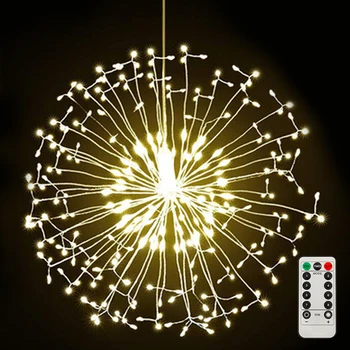 200LEDs DIY LED Fairy String Light 8 Modes Hanging Starburst Holiday Light with Remote Control Decoration Outdoor Twinkle Light
200LEDs DIY LED Fairy String Light 8 Modes Hanging Starburst Holiday Light with Remote Control Decoration Outdoor Twinkle Light