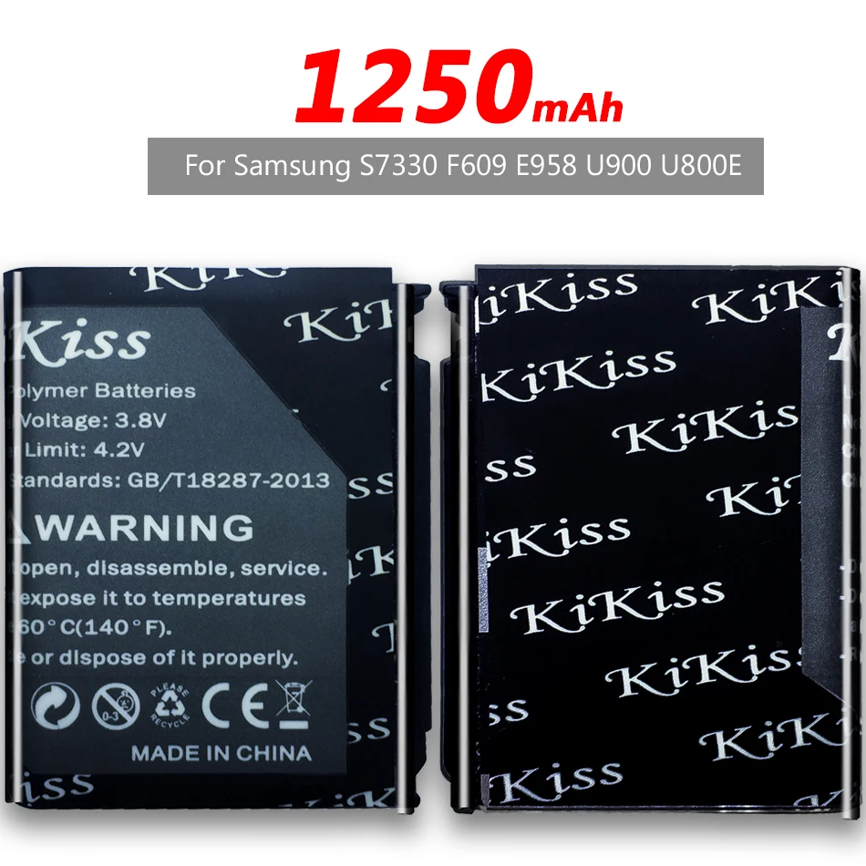 Аккумулятор AB653039CU для Мобильный телефон Samsung S7330 F609 E958 U900 U800E 1250 мАч | Мобильные