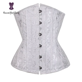 White Women Bridal Bustier Top Cupless Corsets Floral Embroidered Steel Boned Corset For Waist Training Size XS-6XL 2834#
White Women Bridal Bustier Top Cupless Corsets Floral Embroidered Steel Boned Corset For Waist Training Size XS-6XL 2834#