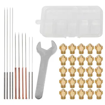 3D Printer Nozzle MK10 Thread Brass Extruder Head Nozzle 0.2-1mm Clean Needles 3D Printer Accessories
3D Printer Nozzle MK10 Thread Brass Extruder Head Nozzle 0.2-1mm Clean Needles 3D Printer Accessories