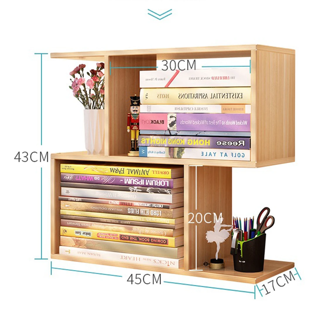 Multilayer Simple Dormitory Office Bookcase Storage Bookshelf Tabletop Small Book Holder Home Office Storage - White
Multilayer Simple Dormitory Office Bookcase Storage Bookshelf Tabletop Small Book Holder Home Office Storage - White