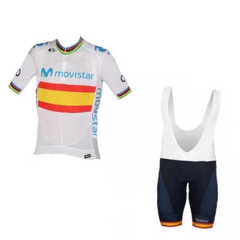 2020 Alejandro Valverde pro team movistar cycling jersey set spain breathable racing bike cloth Ropa Ciclismo maillot GEL PAD
2020 Alejandro Valverde pro team movistar cycling jersey set spain breathable racing bike cloth Ropa Ciclismo maillot GEL PAD