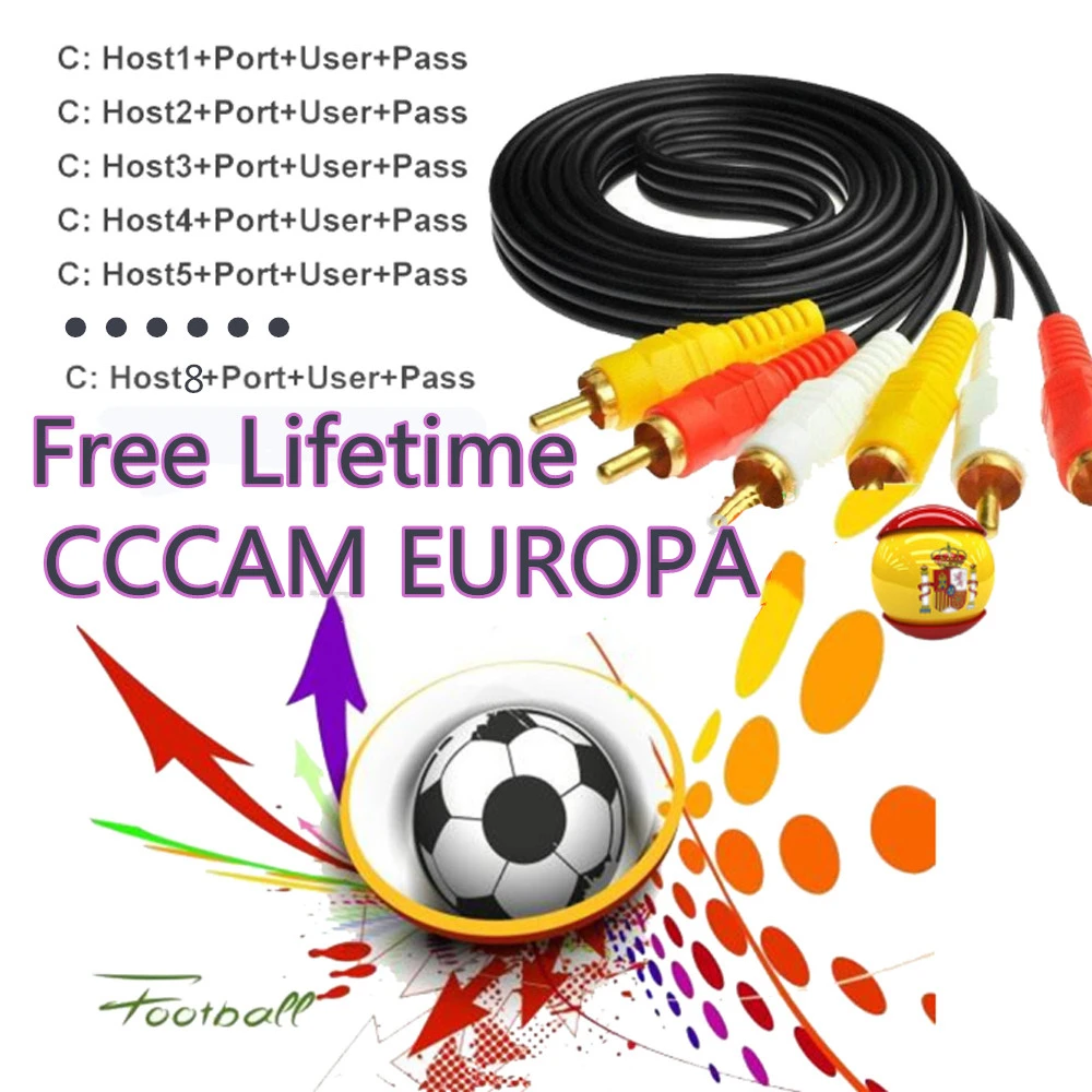 Cccam Europa Poland Spain Nederlands Portugal Italia UK for 1 Year Osccams Enigma2 Satellite Tv Receiver 8cline no app include
Cccam Europa Poland Spain Nederlands Portugal Italia UK for 1 Year Osccams Enigma2 Satellite Tv Receiver 8cline no app include