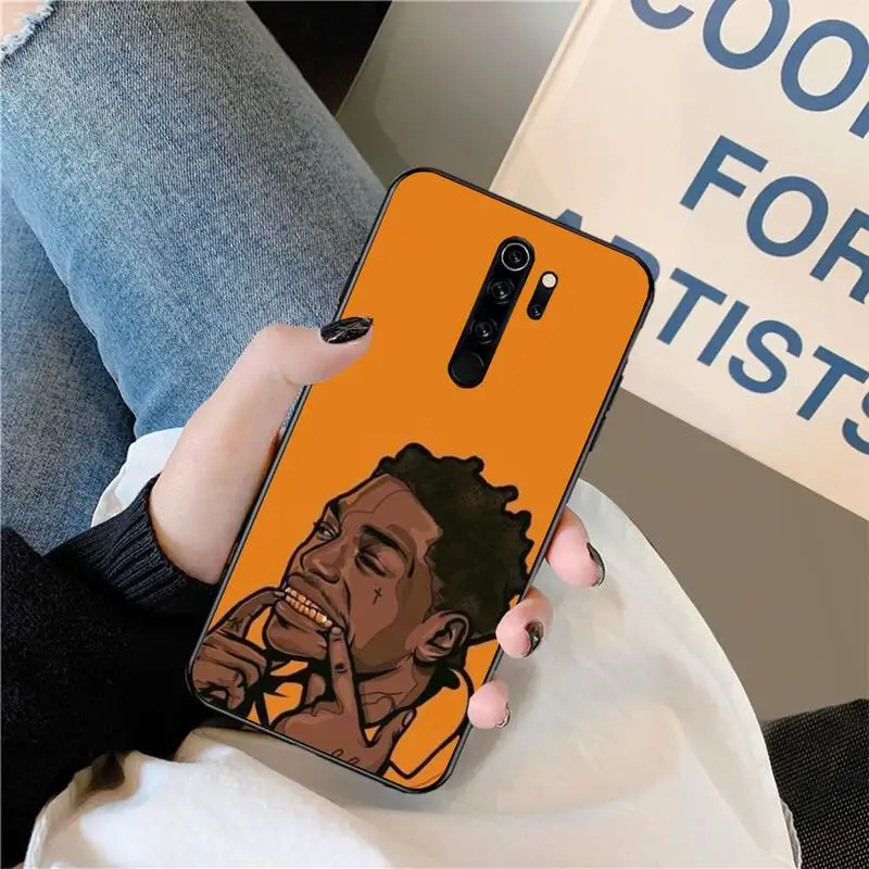 CUTEWANAN Kodak Black Rapper Coque Shell Phone Case for Redmi Note 8 8A 7 6 6A 5 5A 4 4X 4A Go Pro Plus Prime