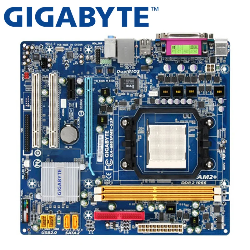 GIGABYTE GA-M61PME-S2P Desktop Motherboard NF6100-430 Socket AM2/AM2+ For Phenom FX X4 X3 Athlon X2 Sempron X2 DDR2 8G Used
GIGABYTE GA-M61PME-S2P Desktop Motherboard NF6100-430 Socket AM2/AM2+ For Phenom FX X4 X3 Athlon X2 Sempron X2 DDR2 8G Used
