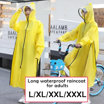 Hot Sale EVA Raincoat Women/Men Zipper Hooded Poncho Motorcycle Rainwear Long Style Hiking Poncho Environmental Rain Jacket 
Hot Sale EVA Raincoat Women/Men Zipper Hooded Poncho Motorcycle Rainwear Long Style Hiking Poncho Environmental Rain Jacket