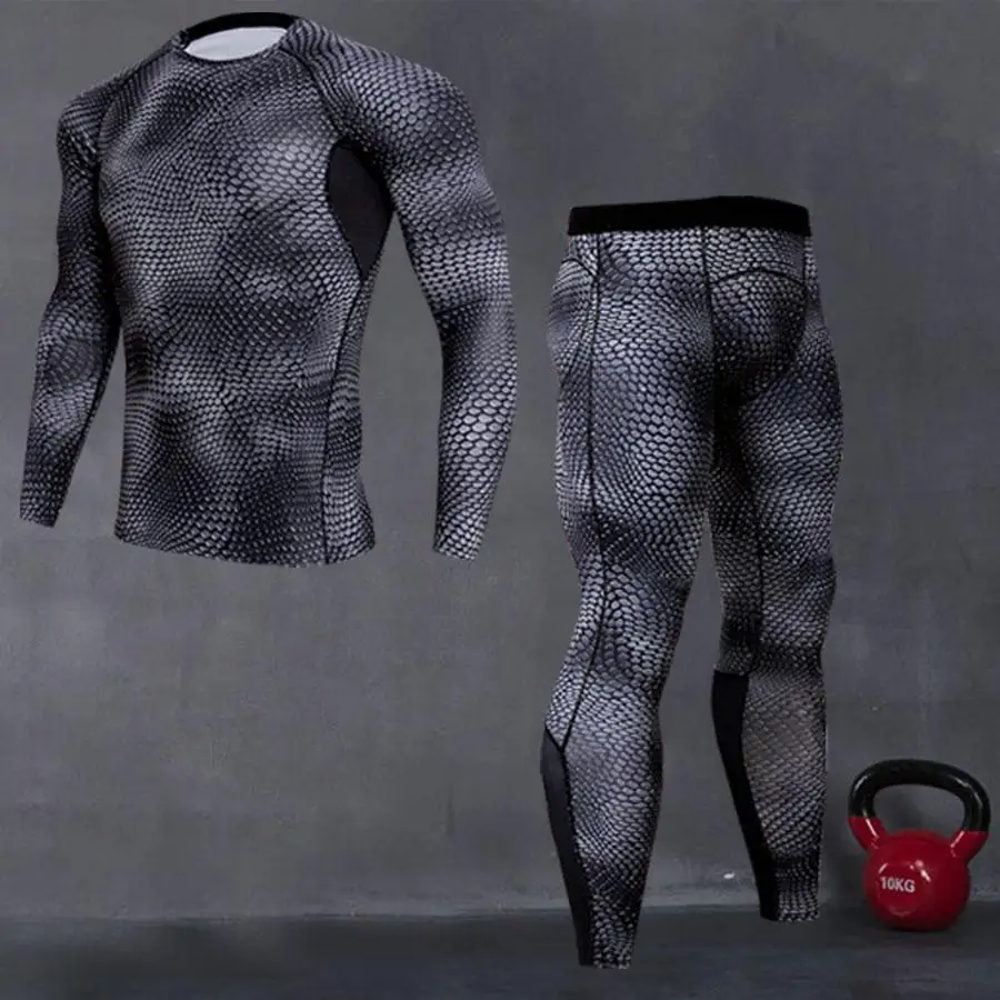 Mens Sport Running Set Compression T-Shirt + Pants Skin-Tight Long Sleeves Fitness Rashguard MMA Training Clothes Gym Yoga Suits
Mens Sport Running Set Compression T-Shirt + Pants Skin-Tight Long Sleeves Fitness Rashguard MMA Training Clothes Gym Yoga Suits