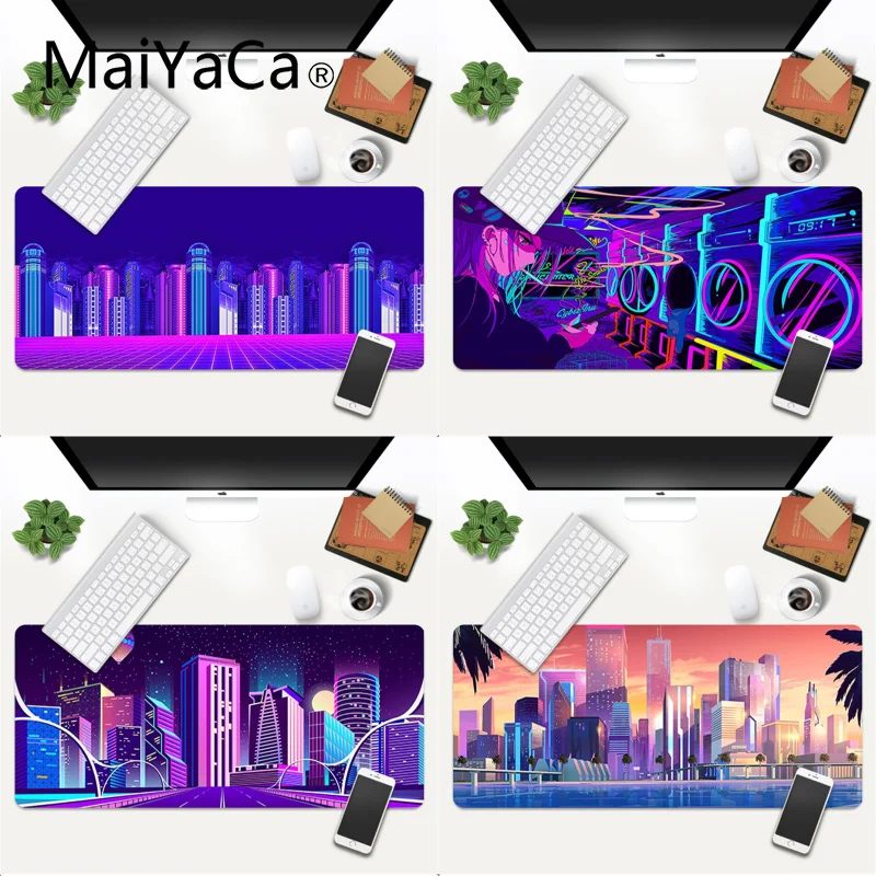 Neon Synthwave Buildings art Comfort Mouse Mat Gaming Mousepad Gaming Mouse Pad Large Deak Mat 700x300mm for overwatch/cs go
Neon Synthwave Buildings art Comfort Mouse Mat Gaming Mousepad Gaming Mouse Pad Large Deak Mat 700x300mm for overwatch/cs go
