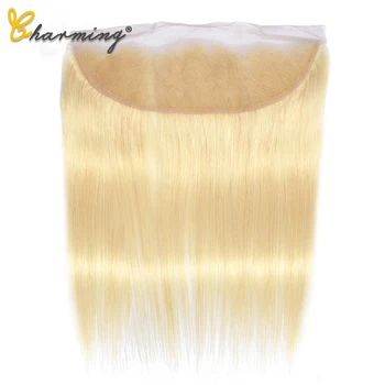 CHARMING 613 Blonde Brazilian Straight Lace Frontal Closure 4*13 Hair Middle/Free/Three Part Remy Human Hair Lace Closure
CHARMING 613 Blonde Brazilian Straight Lace Frontal Closure 4*13 Hair Middle/Free/Three Part Remy Human Hair Lace Closure