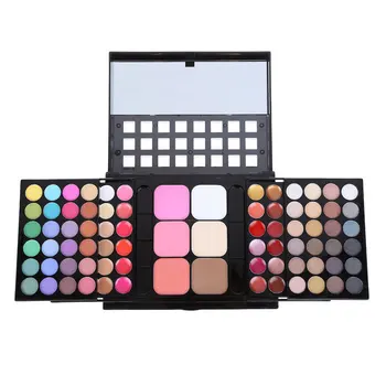 

POPFEEL 78 color Professional Makeup Palette Sets matte shimmer eyeshadow lips Brightening Makeup Easy to Wear make-up kit set