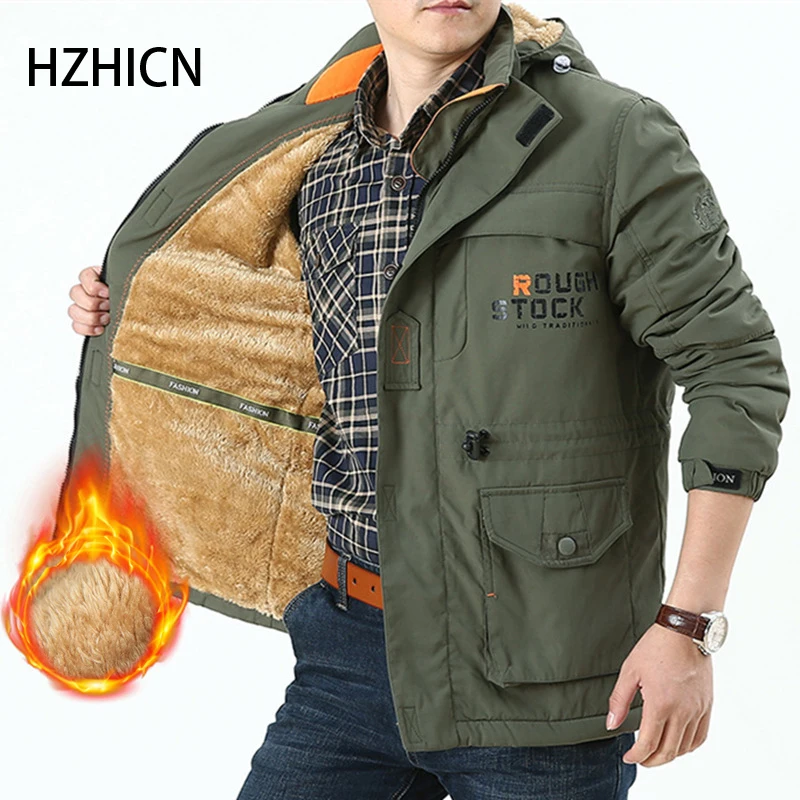 Men's Jacket Cotton Winter Brand Outdoor Vintage Thick Jacket Coat Men Autumn Fashion Patchwork Waterproof Pockets Hat Jackets
Men's Jacket Cotton Winter Brand Outdoor Vintage Thick Jacket Coat Men Autumn Fashion Patchwork Waterproof Pockets Hat Jackets