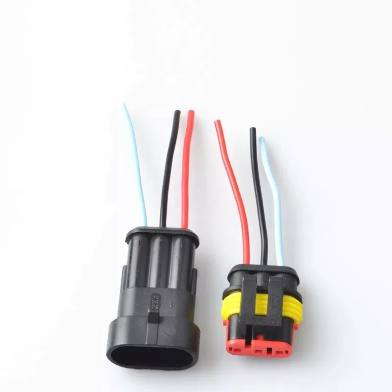3 pin mode automobile sealing waterproof wire connector plug setting up automatic connector with cable
3 pin mode automobile sealing waterproof wire connector plug setting up automatic connector with cable