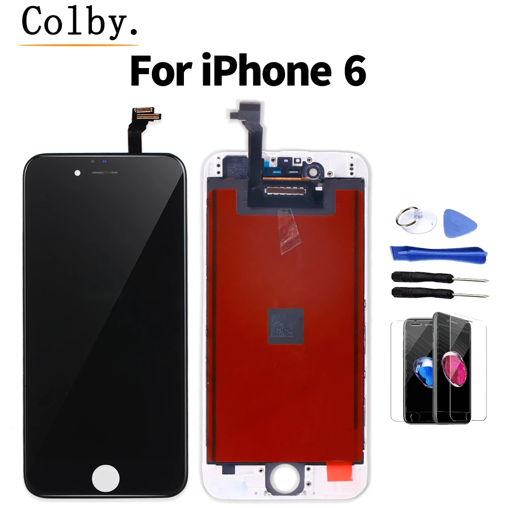Top Quality AAA+ LCD For iPhone 6 Display Touch Screen Digitizer Replacement Assembly For iPhone 6 LCD With Tempered Glass&Tools
Top Quality AAA+ LCD For iPhone 6 Display Touch Screen Digitizer Replacement Assembly For iPhone 6 LCD With Tempered Glass&Tools