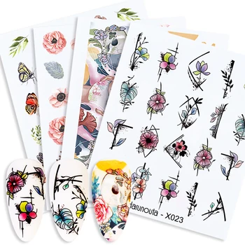 Harunouta Mixed Design New Nail Art Sticker Black White Flower Leaves Geometric Water Decal Slider Wraps Decoration Manicures
Harunouta Mixed Design New Nail Art Sticker Black White Flower Leaves Geometric Water Decal Slider Wraps Decoration Manicures