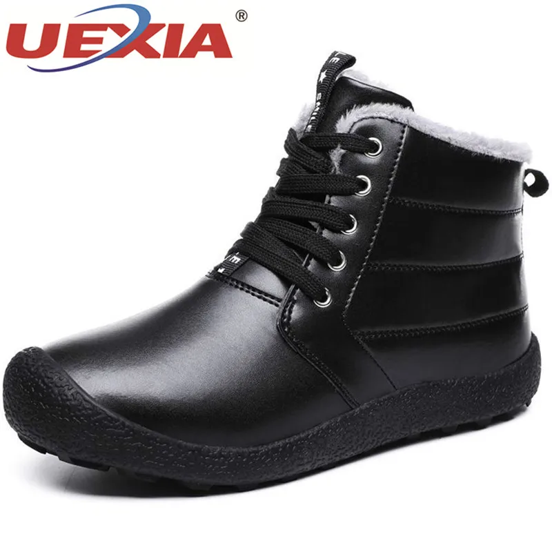 UEXIA New Winter Plush Warm Men's Boots Comfortable Fashion Snow Boots Fashion Waterproof Outdoor Ankle Boots Big Size Footwear
UEXIA New Winter Plush Warm Men's Boots Comfortable Fashion Snow Boots Fashion Waterproof Outdoor Ankle Boots Big Size Footwear