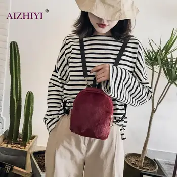 2019 New Winter Casual Pure Color Plush Soft Backpack Women Autumn Fashion Schoolbag Female Leisure Zip Shoulder Bags
2019 New Winter Casual Pure Color Plush Soft Backpack Women Autumn Fashion Schoolbag Female Leisure Zip Shoulder Bags