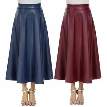 Hot 2019 New Fashion Women Autumn Winter PU Faux Leather Skirts Lady High Waist A-line Midi Long Black Skirt Women Long Skirt
Hot 2019 New Fashion Women Autumn Winter PU Faux Leather Skirts Lady High Waist A-line Midi Long Black Skirt Women Long Skirt