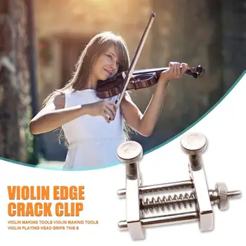Durable Violin Edge Crack Clamp Wear-resistant Violin Cello Making Repair Tools Alloy Edge Clamp Musical Instrument Accessories
Durable Violin Edge Crack Clamp Wear-resistant Violin Cello Making Repair Tools Alloy Edge Clamp Musical Instrument Accessories