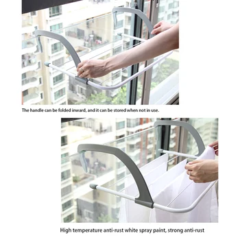 1pc Stainless Steel Drying Shoe Rack Portable Multi-Function Window Laundry Balcony Towel Clothes Diaper Dryer Storage
1pc Stainless Steel Drying Shoe Rack Portable Multi-Function Window Laundry Balcony Towel Clothes Diaper Dryer Storage