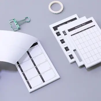 5PCS Portable Study Work Plan Paper Notepad Memo Pad To Do List Bookmark Planner Stationery Office Accessory School Supplies
5PCS Portable Study Work Plan Paper Notepad Memo Pad To Do List Bookmark Planner Stationery Office Accessory School Supplies