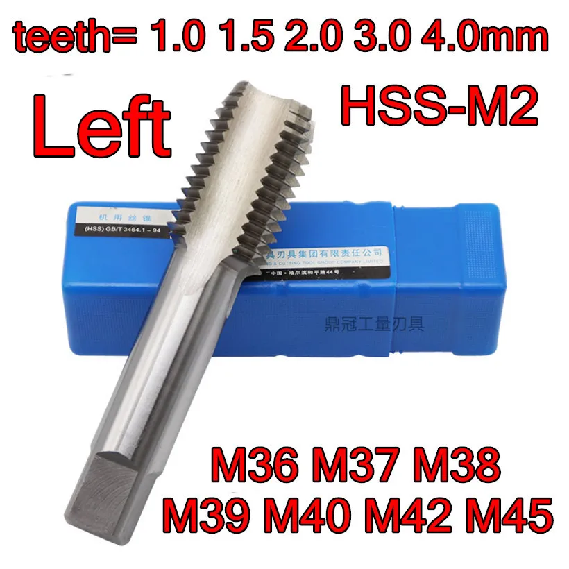 M36 M37 M38 M39 M40 M42 M45 teeth=1.0 1.5 2.0 3.0 4.0 4.5mm HSS-M2 Left Machine tap Processing: steel Free shipping
M36 M37 M38 M39 M40 M42 M45 teeth=1.0 1.5 2.0 3.0 4.0 4.5mm HSS-M2 Left Machine tap Processing: steel Free shipping