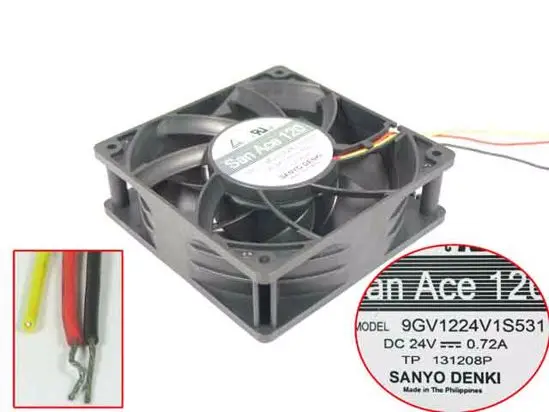 Охлаждающий вентилятор для сервера Sanyo Denki 9GV1224V1S531, постоянный ток 24 В, 120 А, 120x38 мм, 3-проводной
Охлаждающий вентилятор для сервера Sanyo Denki 9GV1224V1S531, постоянный ток 24 В, 120 А, 120x38 мм, 3-проводной