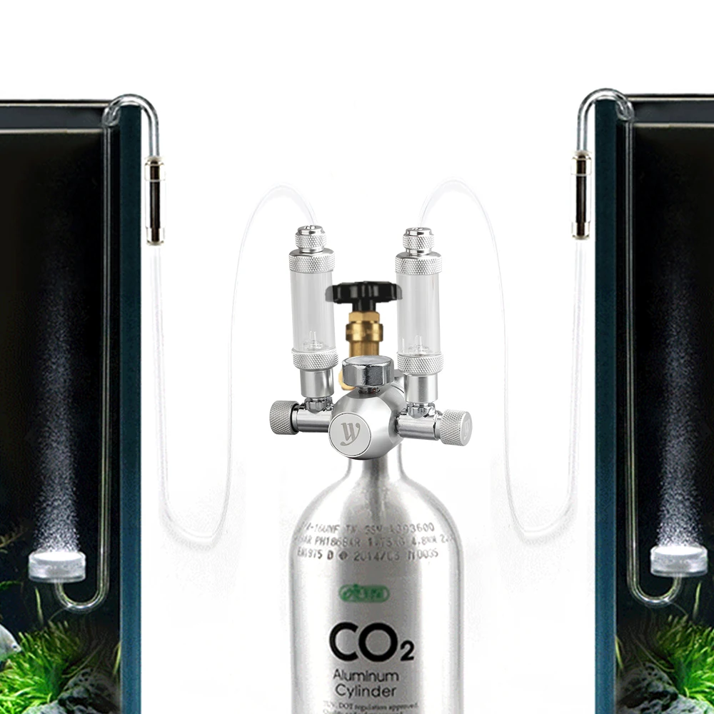 Hot New Aquarium CO2 Regulator CO2 Regulator System Kit with Double Trim Valve Bubble Counter & Check Valve for CO2 Aluminun Cyl
Hot New Aquarium CO2 Regulator CO2 Regulator System Kit with Double Trim Valve Bubble Counter & Check Valve for CO2 Aluminun Cyl